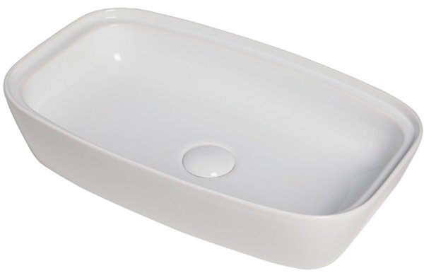 Smanni Fang 60 Çanak Lavabo 60x37 Cm Parlak Beyaz
